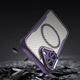 Ledende serie MagSafe Silicone Case til iPhone 16 - lilla