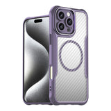 Ledende serie MagSafe Silicone Case til iPhone 16 Pro - lilla