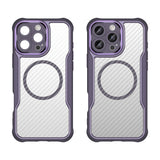 Ledende serie MagSafe Silicone Case til iPhone 16 Pro - lilla