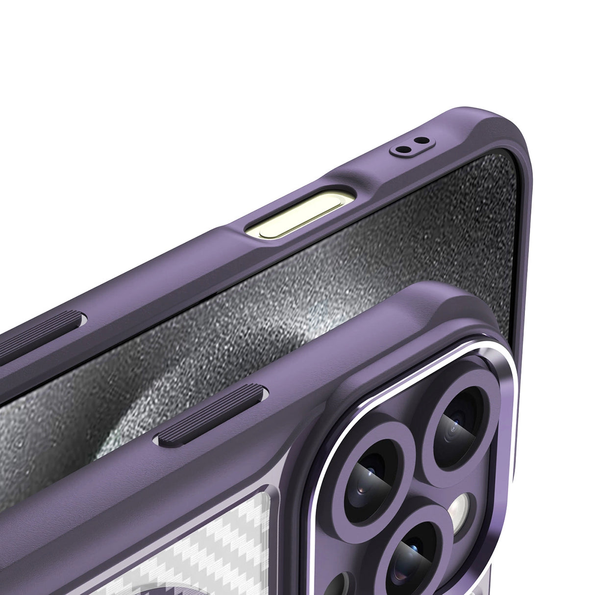 Ledende serie MagSafe Silicone Case til iPhone 16 Pro - lilla