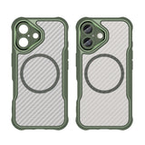 Ledende serie MagSafe Silicone Case til iPhone 16 - Grøn