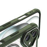 Ledende serie MagSafe Silicone Case til iPhone 16 Plus - Grøn