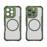 Ledende serie MagSafe Silicone Case til iPhone 16 Pro - Grøn