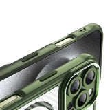 Ledende serie MagSafe Silicone Case til iPhone 16 Pro - Grøn