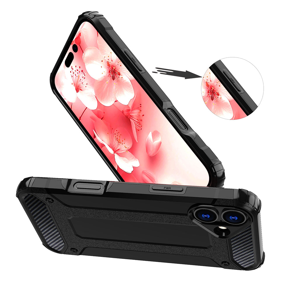 Hybrid Armor iPhone 16 Case - sort