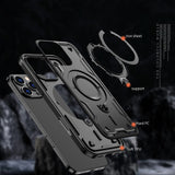 Hybrid Armor Trendy Case med MagSafe til iPhone 16 Pro Max - sort