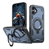 Hybrid Armor Trendy Case med MagSafe til iPhone 16 - Blå