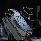 Hybrid Armor Trendy Case med MagSafe til iPhone 16 Plus - Blå