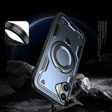 Hybrid Armor Trendy Case med MagSafe til iPhone 16 Plus - Blå