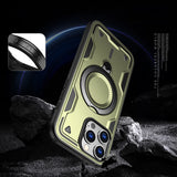 Hybrid Armor Trendy Case med MagSafe til iPhone 16 Pro Max - Grøn