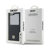 DKNY Repeat Pattern Stack Logo Case til Samsung Galaxy Z Flip6 - sort