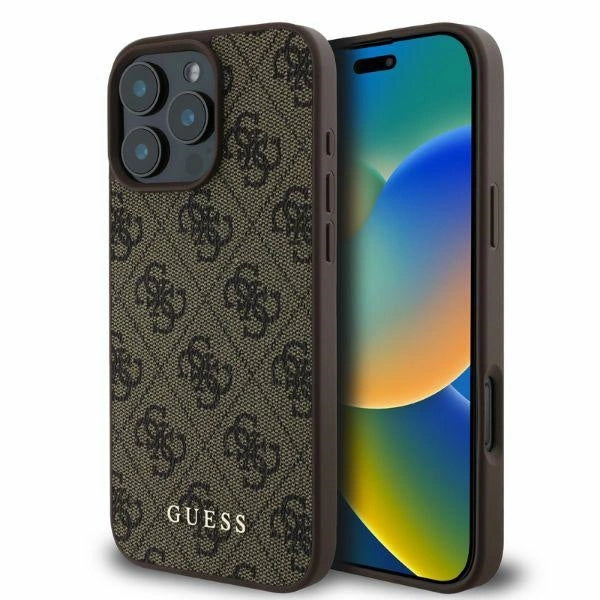 Guess 4G Classic iPhone 16 Pro Case - Brunt