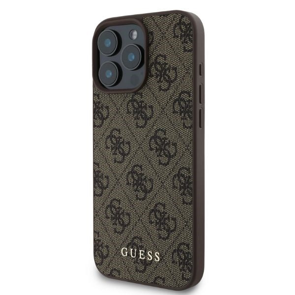Guess 4G Classic iPhone 16 Pro Case - Brown