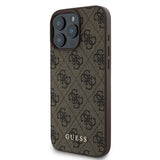 Guess 4G Classic iPhone 16 Pro Case - Brown