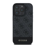 Guess 4G Bottom Stripe iPhone 16 Pro Case - Grå