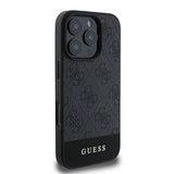 Guess 4G Bottom Stripe iPhone 16 Pro Case - Grå