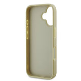 Guess Fixed Glitter Big 4G Case til iPhone 16 Plus - Guld