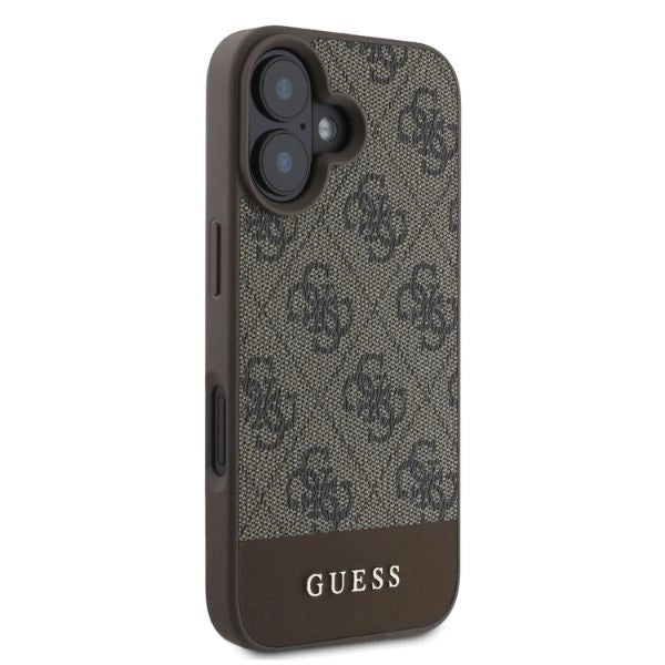 Gæt 4G Bottom Stripe iPhone 16 Case - Brown