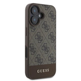 Gæt 4G Bottom Stripe iPhone 16 Case - Brown