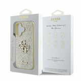 Guess Fixed Glitter Big 4G iPhone 16 Case - Guld