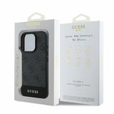 Guess 4G Bottom Stripe iPhone 16 Pro Max Case - Grå