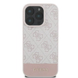 Guess 4G Bottom Stripe Case til iPhone 16 Pro Max - Pink