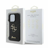 Guess Fixed Glitter Big 4G case til iPhone 16 Pro Max - sort