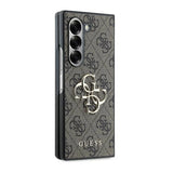 Guess læder 4G Metal Logo Case til Samsung Galaxy Z Fold 6 - Brown