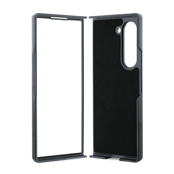 Guess læder 4G Metal Logo Case til Samsung Galaxy Z Fold 6 - sort