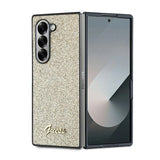 Gæt 4G Glitter Script Case til Samsung Galaxy Z Fold 6 - Guld