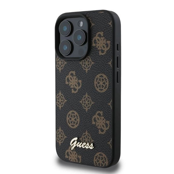 Guess Peony Script MagSafe iPhone 16 Pro Case - sort