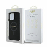 Guess Saffiano Classic Logo MagSafe iPhone 16 Pro Case - sort