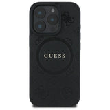 Gæt Saffiano Peony Classic Logo MagSafe iPhone 16 Pro Case - sort