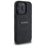Gæt Saffiano Peony Classic Logo MagSafe iPhone 16 Pro Case - sort