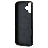 Guess 4G Ring Classic Logo MagSafe case for iPhone 16 - black