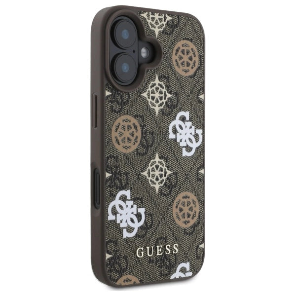 Guess Peony On 4G Baggrunds MagSafe fodtøj til iPhone 16 - brun