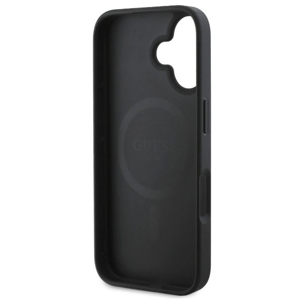Guess Peony Script MagSafe iPhone 16 Case - sort
