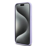 Karl Lagerfeld Silicone Karl&Choupette Heads Ring MagSafe iPhone 15 Case - Purple
