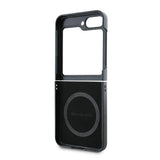 Mercedes læder træ imitation MagSafe Case til Samsung Galaxy Z Flip 6 - sort