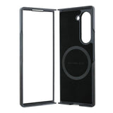 Mercedes læder træ imitation MagSafe Case til Samsung Galaxy Z Fold 6 - sort