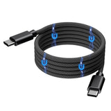 Choetech XCC-1052 100W USB-C Magnetisk Kabel 1,2 m - sort