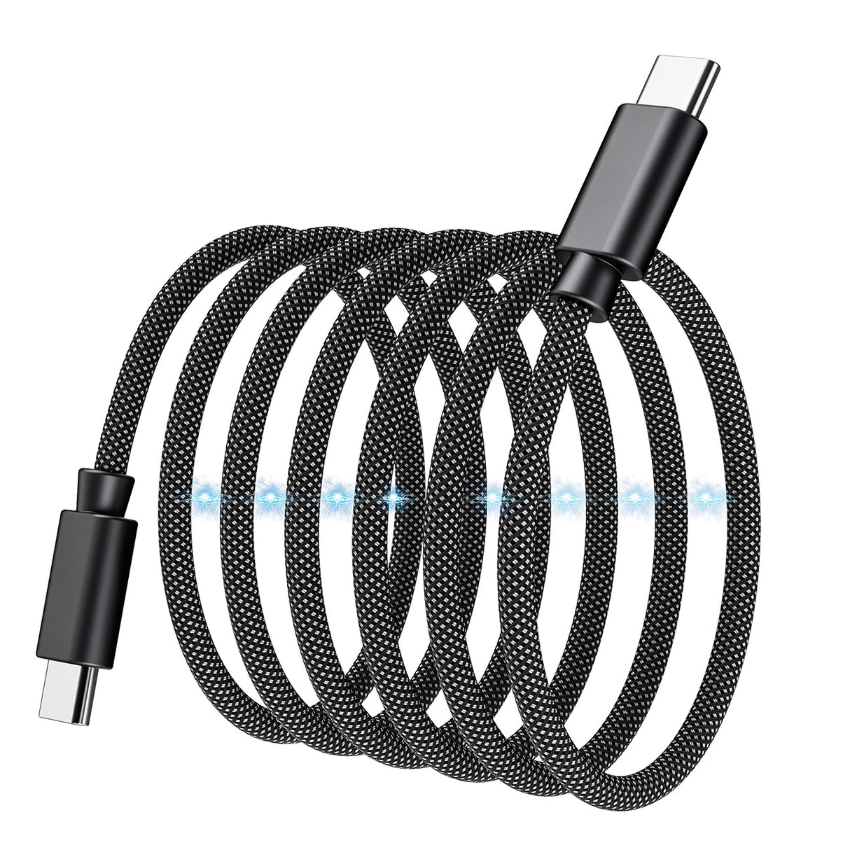 Choetech XCC-1052 100W USB-C Magnetisk Kabel 1,2 m - sort