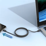 Choetech XCC-1052 100W USB-C Magnetisk Kabel 1,2 m - sort