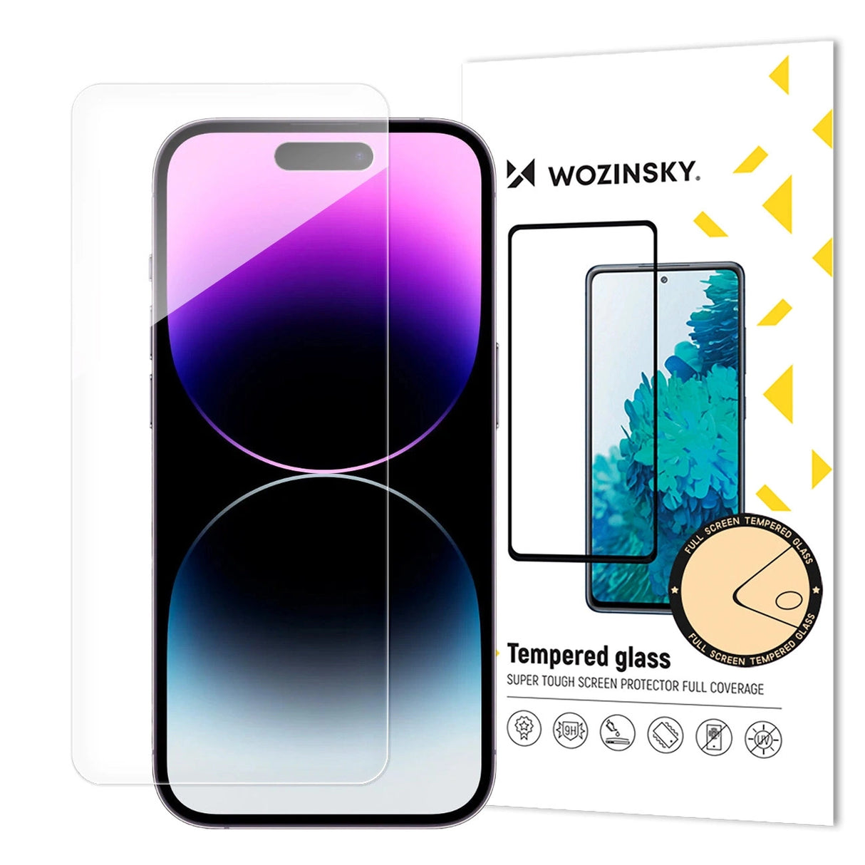 Wozinsky Full Cover Flexible Glass Hybrid Screen Protector til iPhone 16 Plus