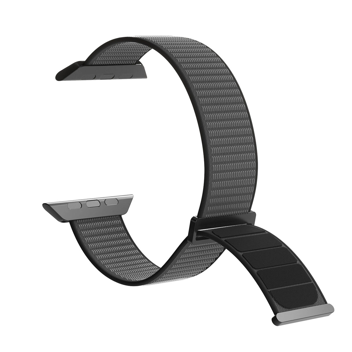 Puro Sport Nylon Strap til Apple Watch 38 / 40 / 41 mm - sort