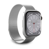 Puro Milanese rustfrit stål rem til Apple Watch 42 / 44 / 45 / 49 mm - Silver