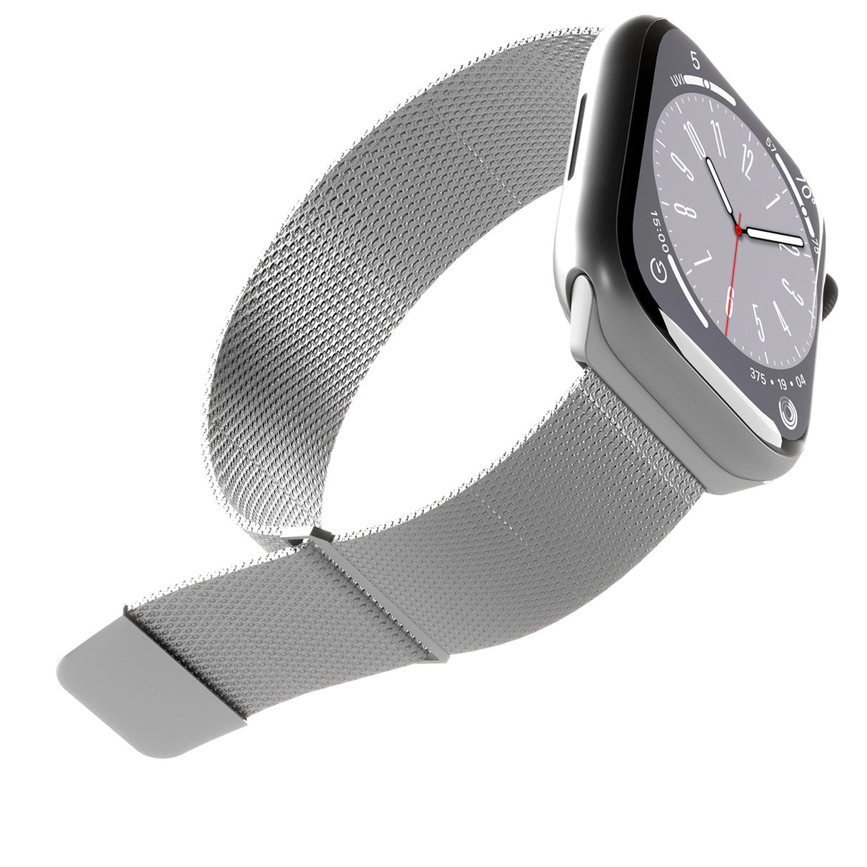 Puro Milanese rustfrit stål rem til Apple Watch 42 / 44 / 45 / 49 mm - Silver