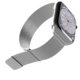 Puro Milanese rustfrit stål rem til Apple Watch 42 / 44 / 45 / 49 mm - Silver