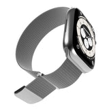 Puro Milanese rustfrit stål rem til Apple Watch 42 / 44 / 45 / 49 mm - Silver