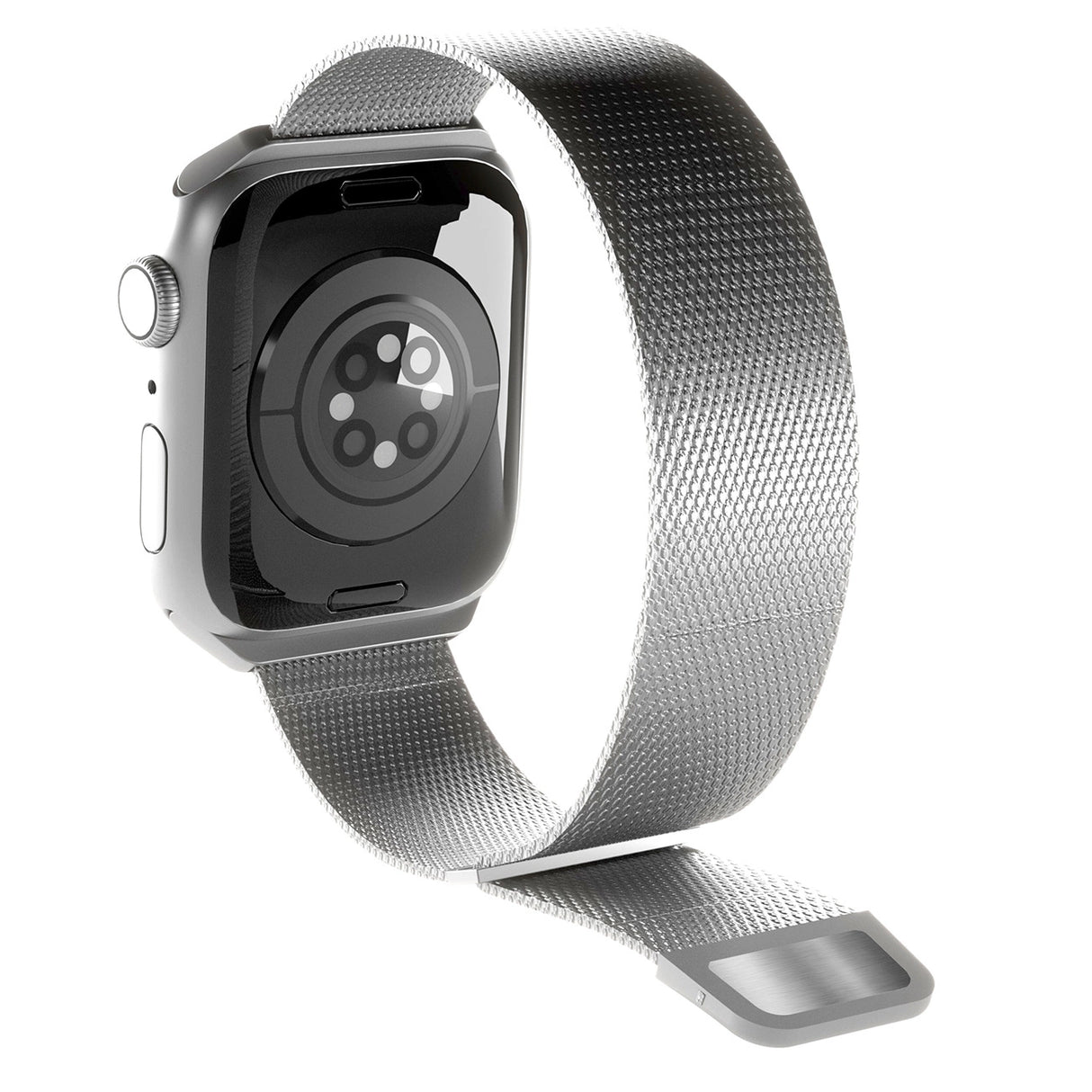Puro Milanese rustfrit stål rem til Apple Watch 42 / 44 / 45 / 49 mm - Silver